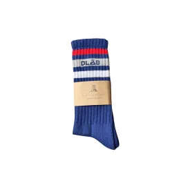 Dlab Socks (High) Navy Blue/Lines