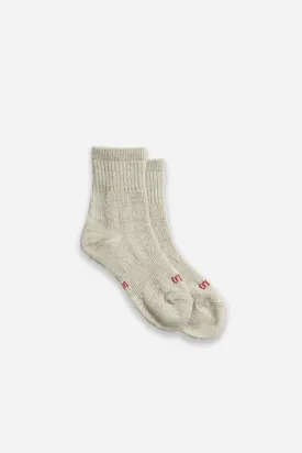 Double Face Mid Socks Gray