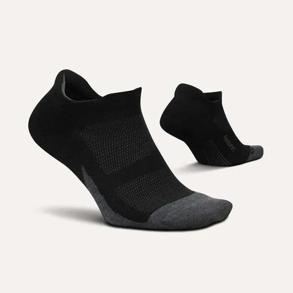 Elite Max Cushion No Show Tab Sock in Basic Black