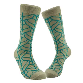 Fall Leaf Patterned Socks from the Sock Panda (Adult Large - Men's Shoe Sizes 8-12)