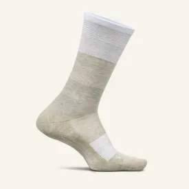 Feetures Women’s Everyday Max Cushion Gradient Crew - Oat Milk