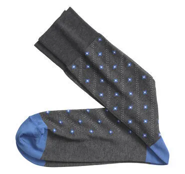 Floating Diamond Socks - Charcoal