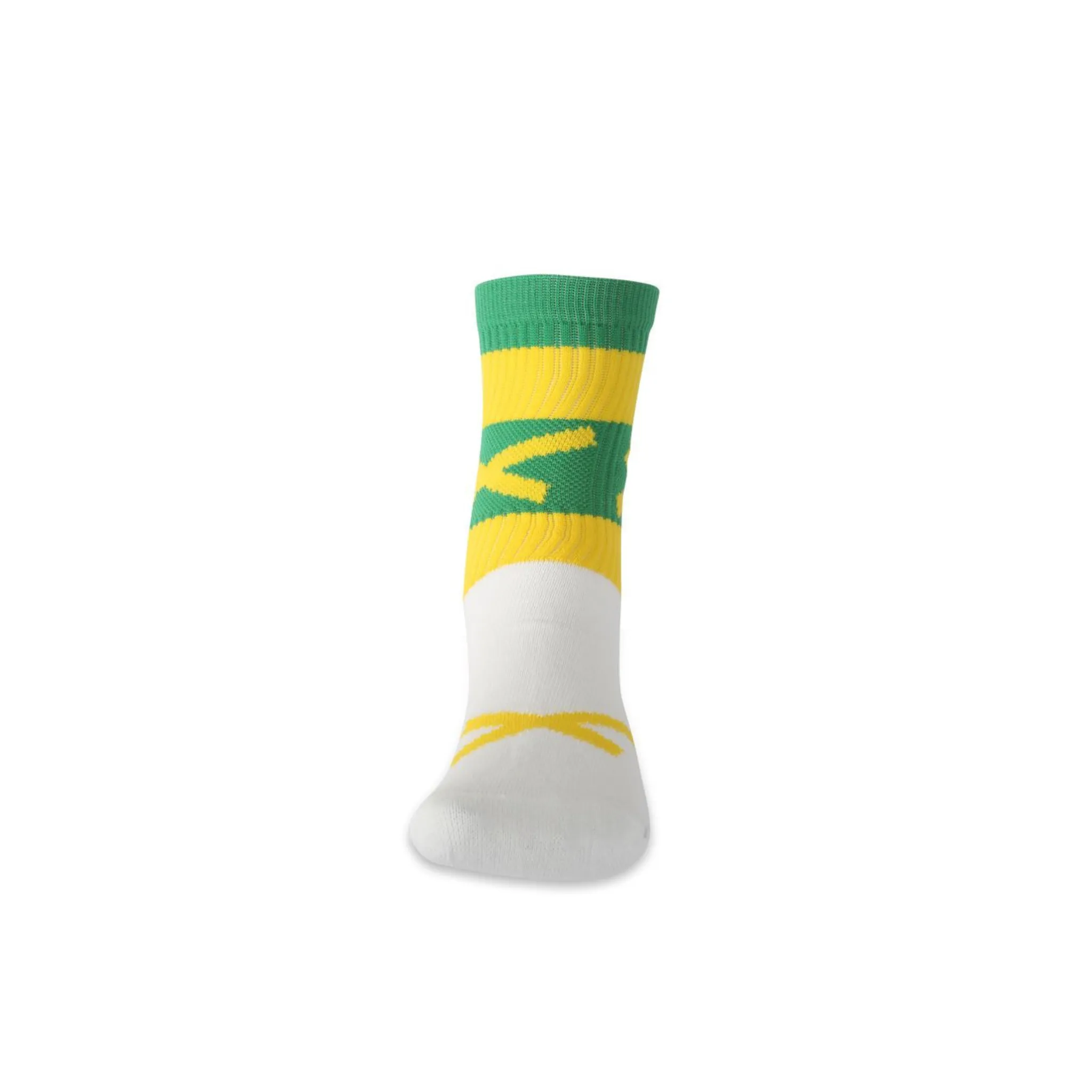 GAA Hoop Socks-Half Sock (Green & Yellow)