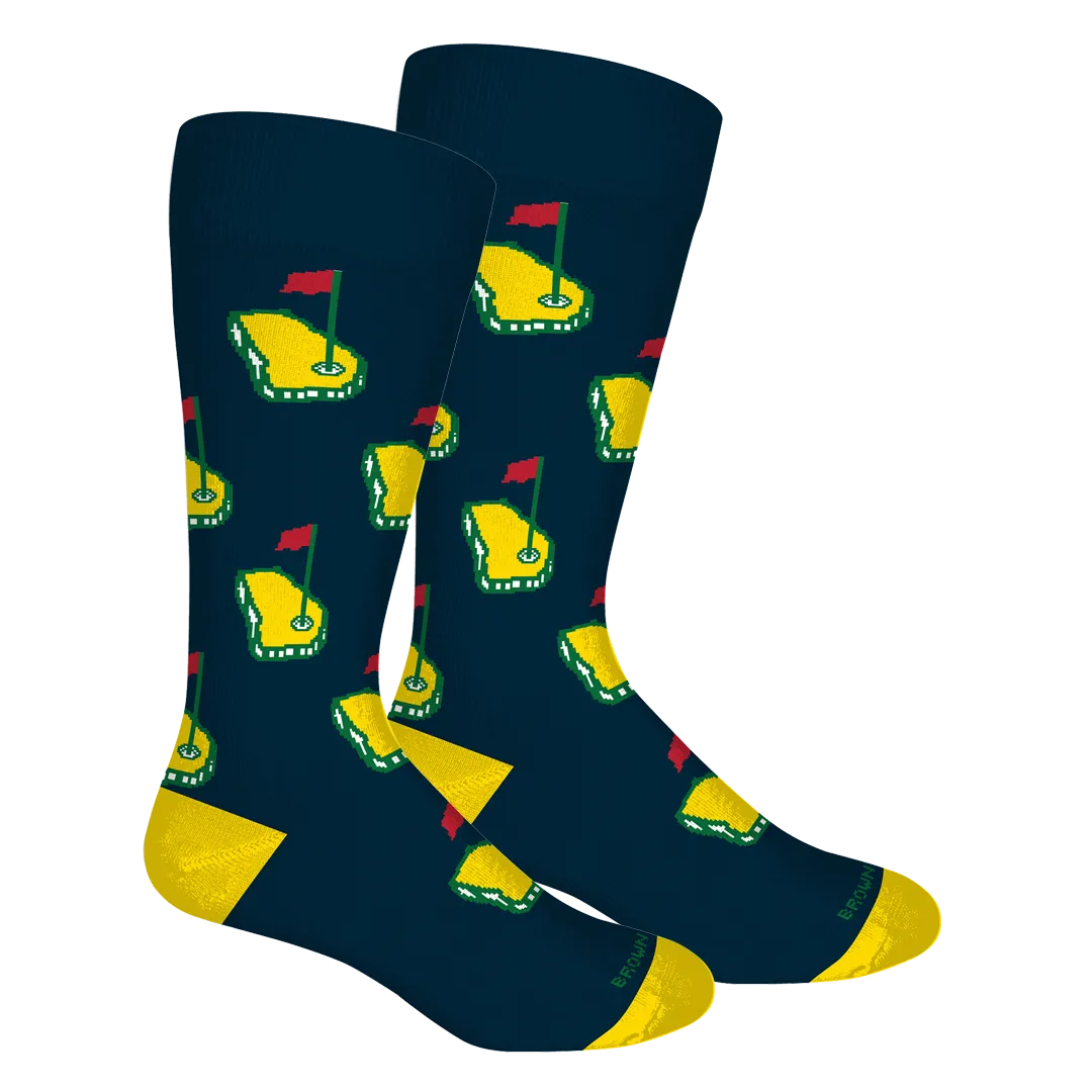 Georgia Golf Crew Socks