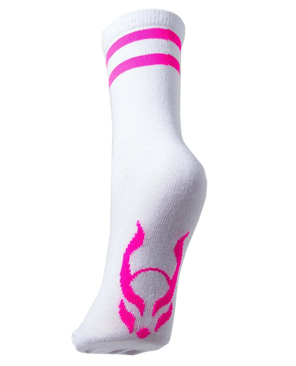 GIRLS STRIPES LOGO SOCKS SHORT