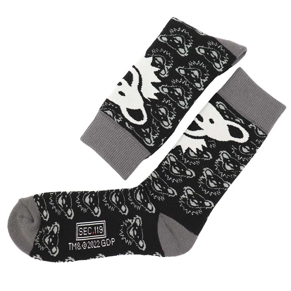 Grateful Dead | Socks | Grey & Black Dancing Bear