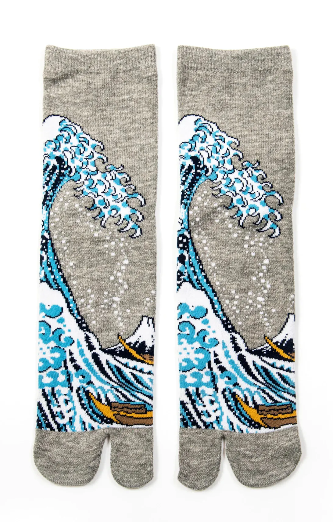 Hokusai The Great Wave Tabi Socks