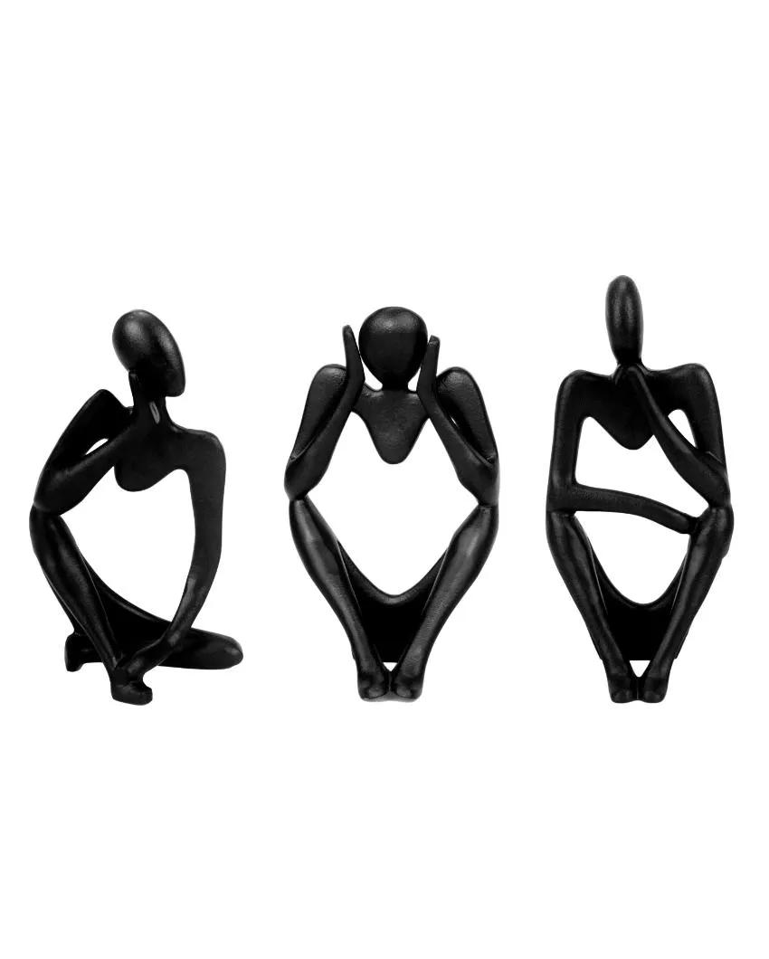 Hollow Man Aluminium Sculptures | Set of 3