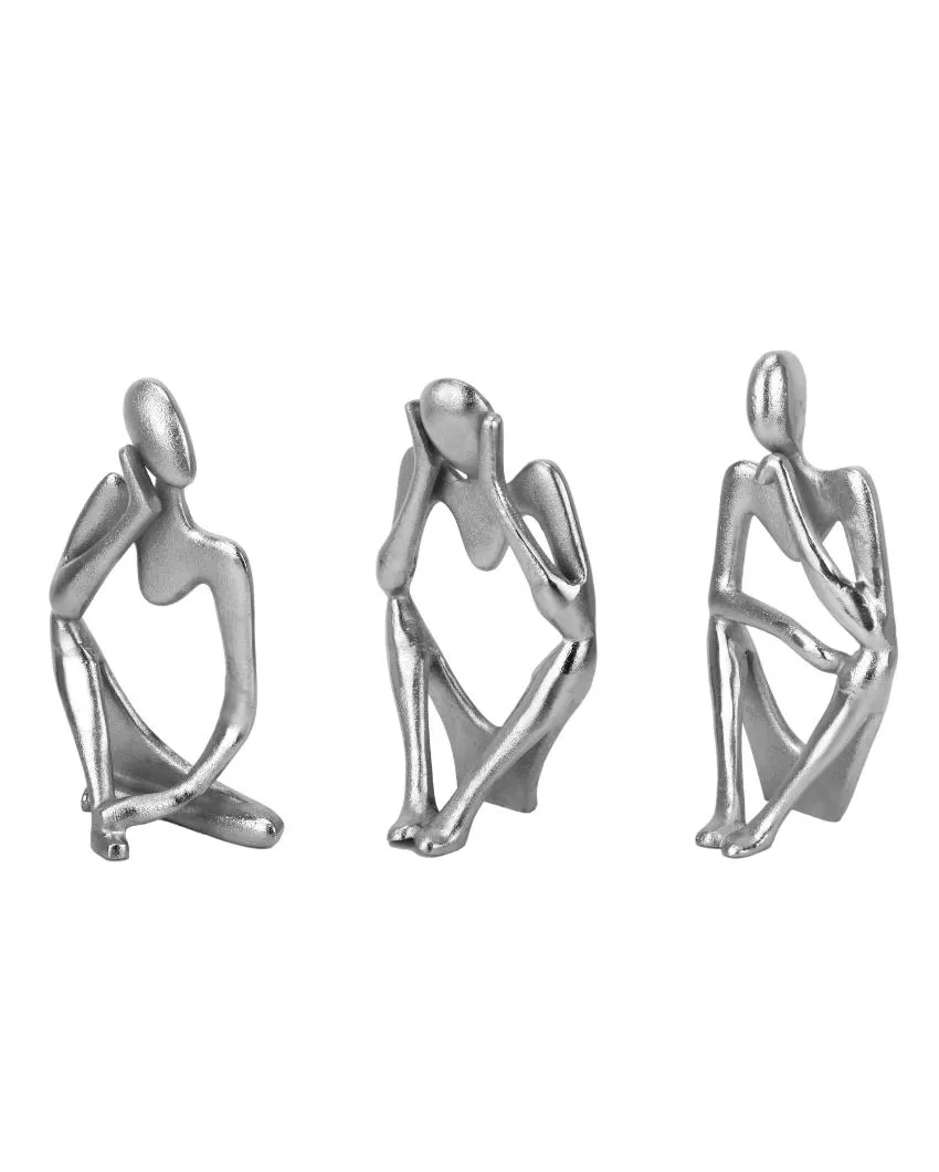 Hollow Man Aluminium Sculptures | Set of 3