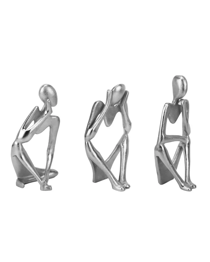 Hollow Man Aluminium Sculptures | Set of 3