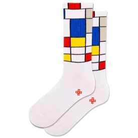 HOTSOX Men's Mondrian Active Crew Sock