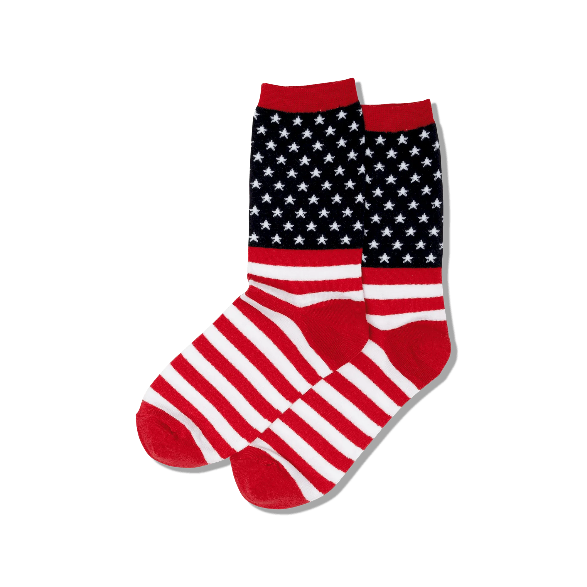 HOTSOX Women's American Flag Crew Socks