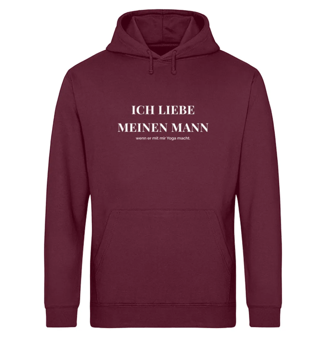 Ich liebe meinen Mann Bio Hoodie Unisex