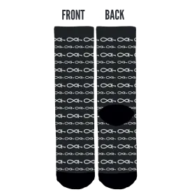 Immortal Blue Crew Socks