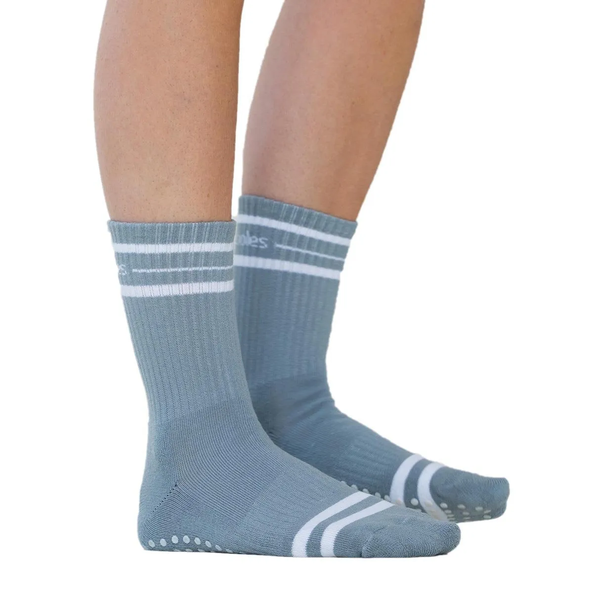 Jess Crew Grip Sock (Barre / Pilates)