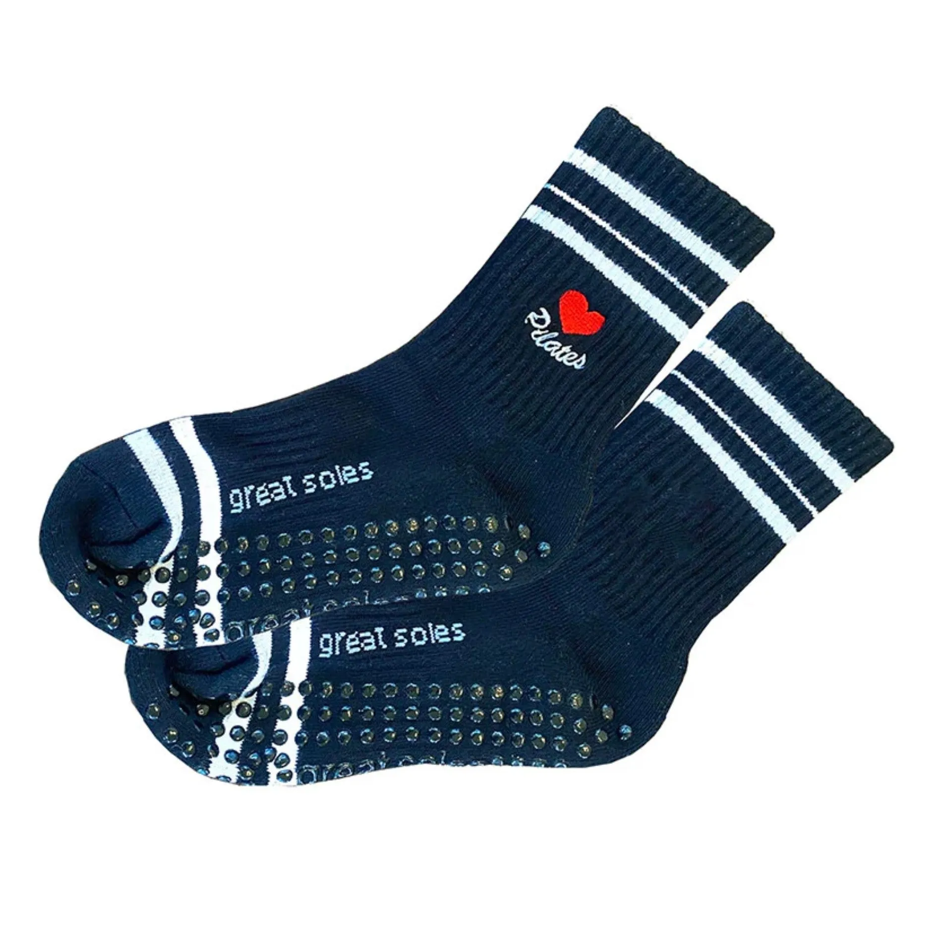 Jess Crew Grip Sock - Love Pilates (Barre / Pilates)