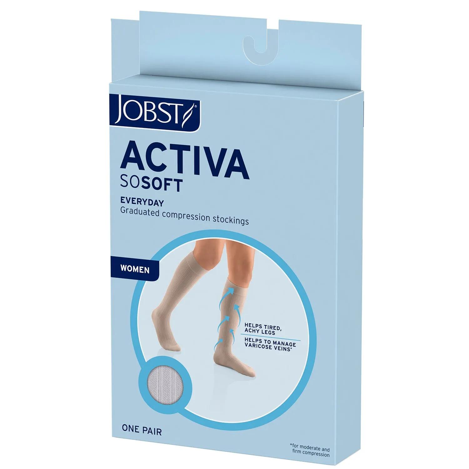 Jobst ACTIVA SoSoft Compression Socks Brocade - 15-20mmHg