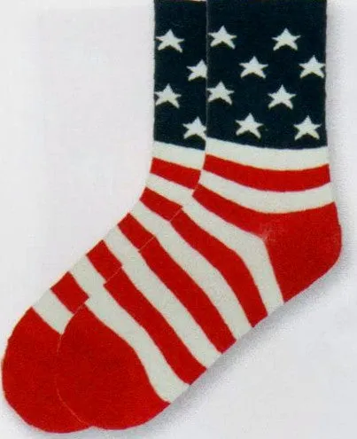 K Bell Womens Flag Sock