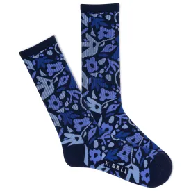 K.Bell Men's Camo Floral Active Crew Sock