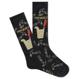 K.Bell Men's Get Hammered Crew Socks