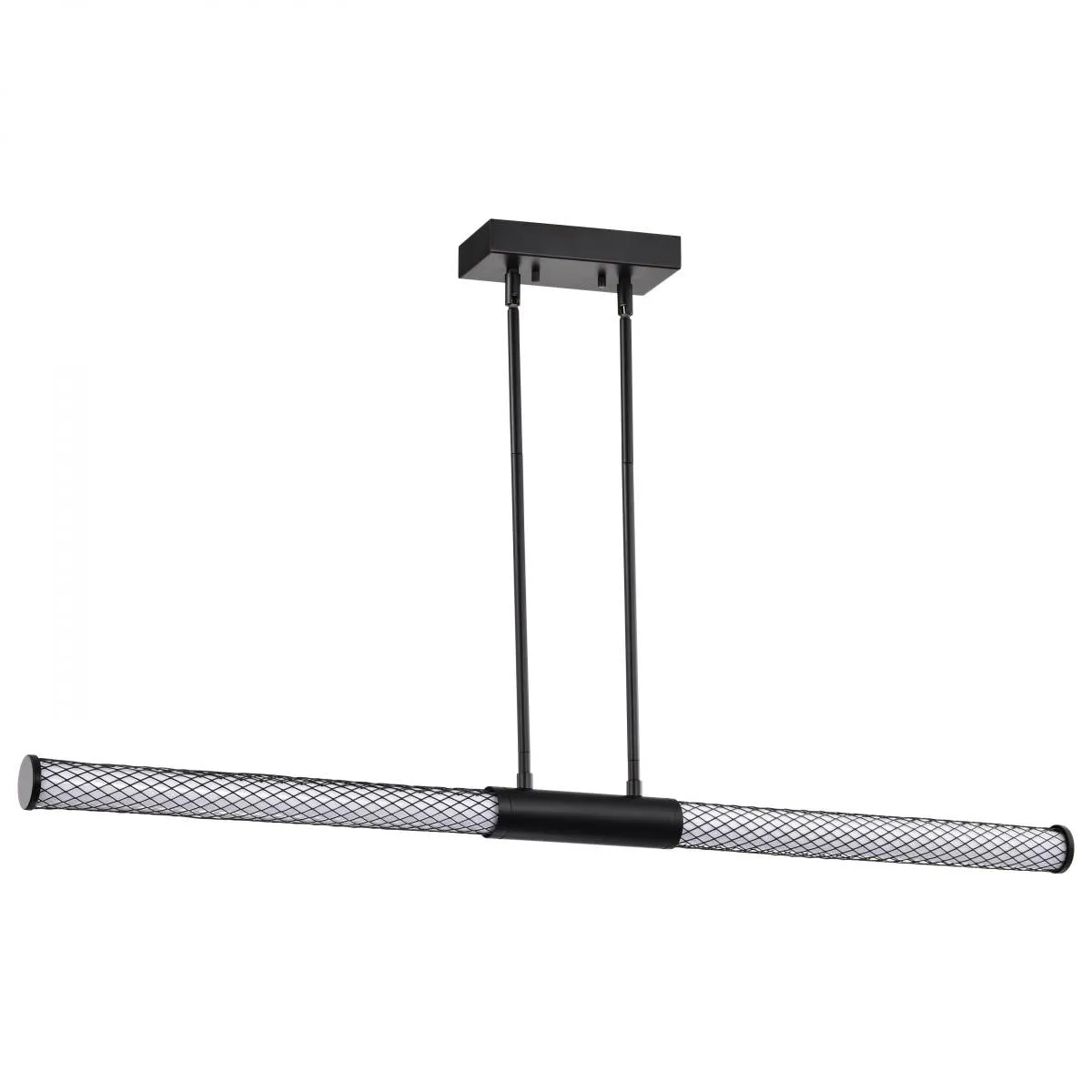 Kingsport 44" LED Pendant Light, Matte Black Finish