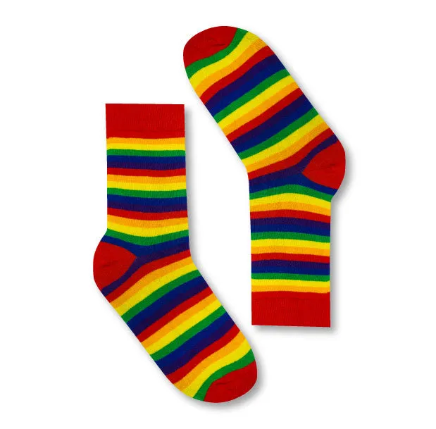 Ladies/Gents Cotton Rich Socks Uni-Sex Urban Eccentric Pride Socks 2 Pairs