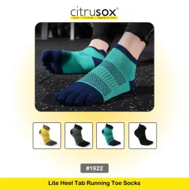 Lite Heel Tab Running Toe Socks