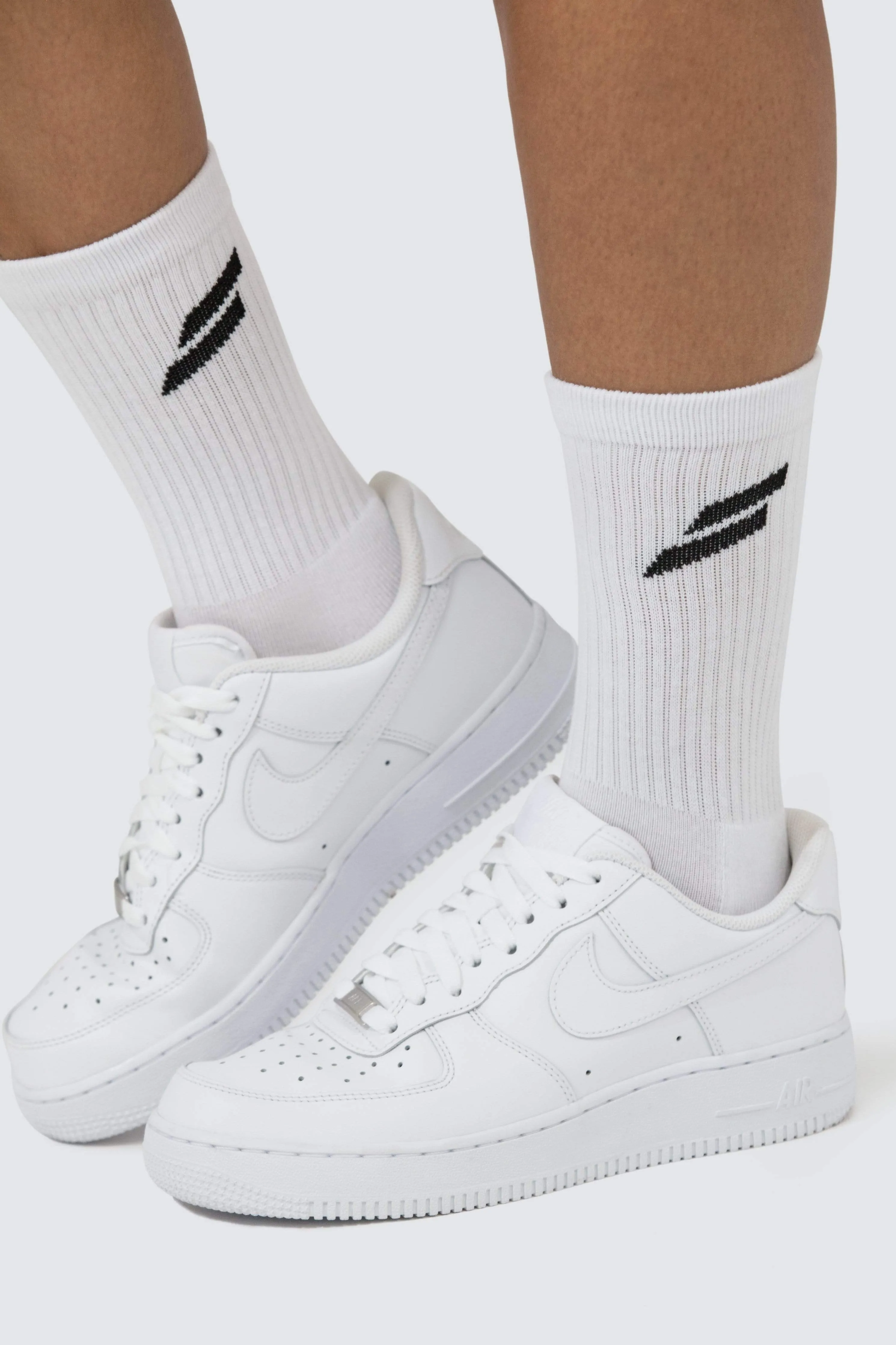 Mark Crew Socks 3pk - White