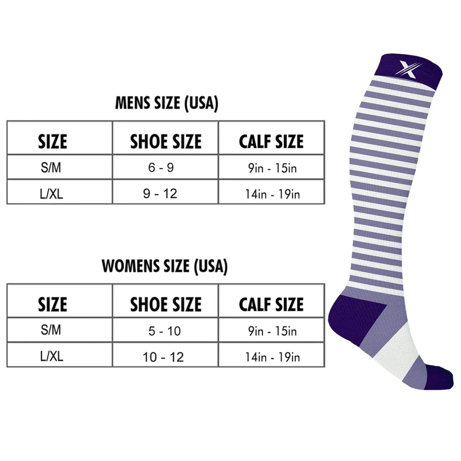 Medical Prints Compression Socks (6-Pairs)