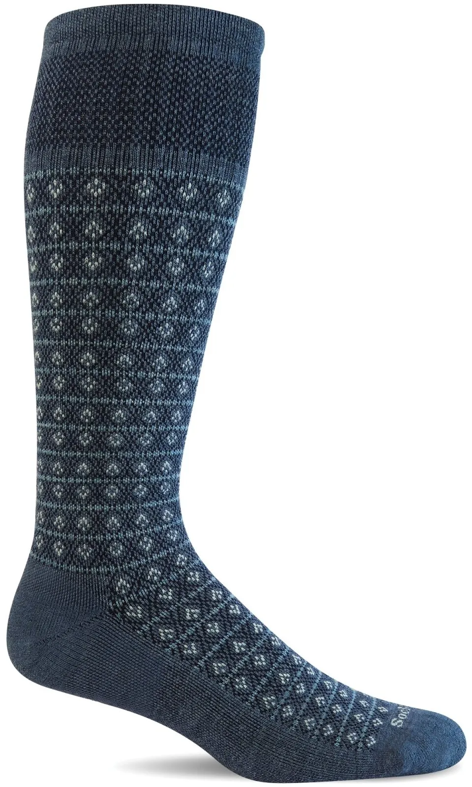 Men's Diamond Stripe | Moderate Graduated Compression Socks