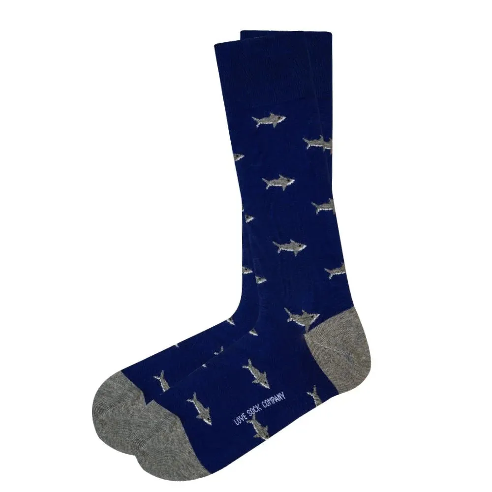 Men’s Mid-Calf Patterned Dress Socks