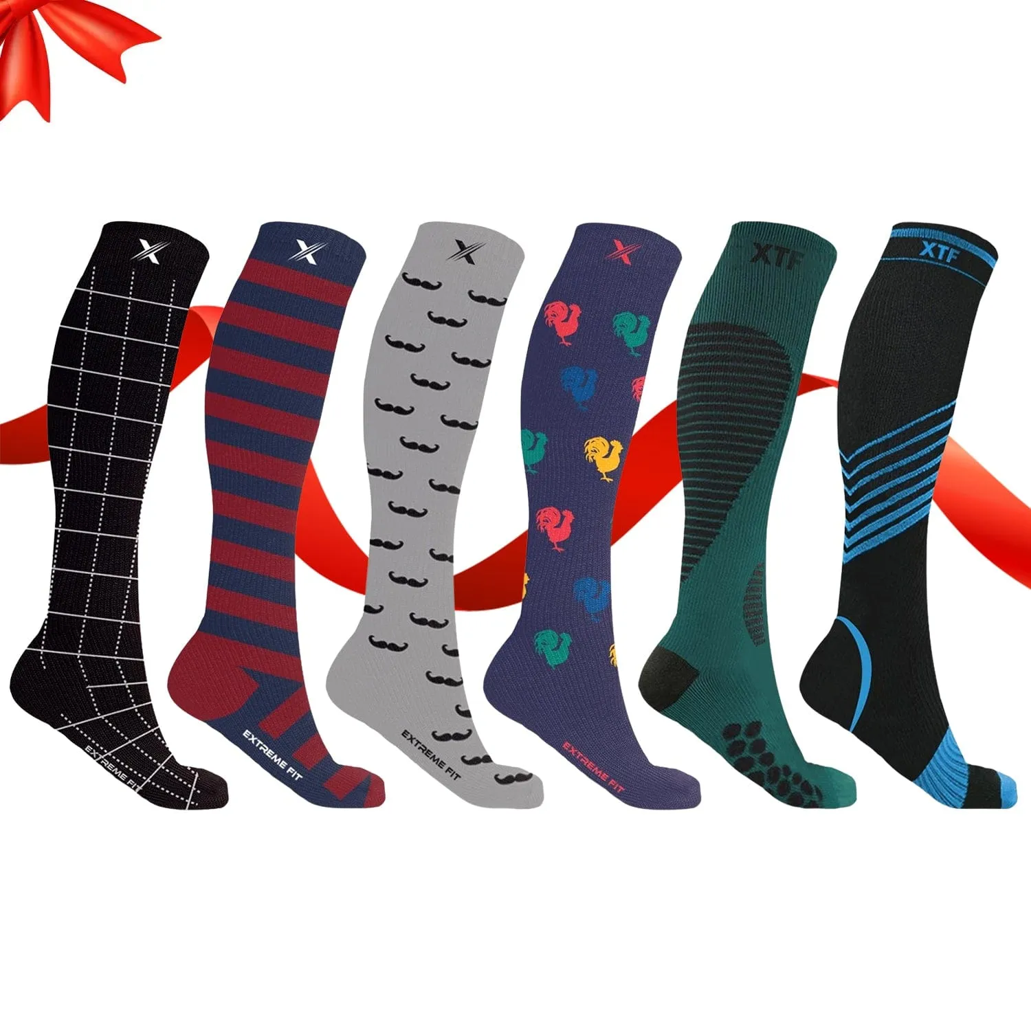 Men's Pain Relief & Recovery Socks (6-Pairs)