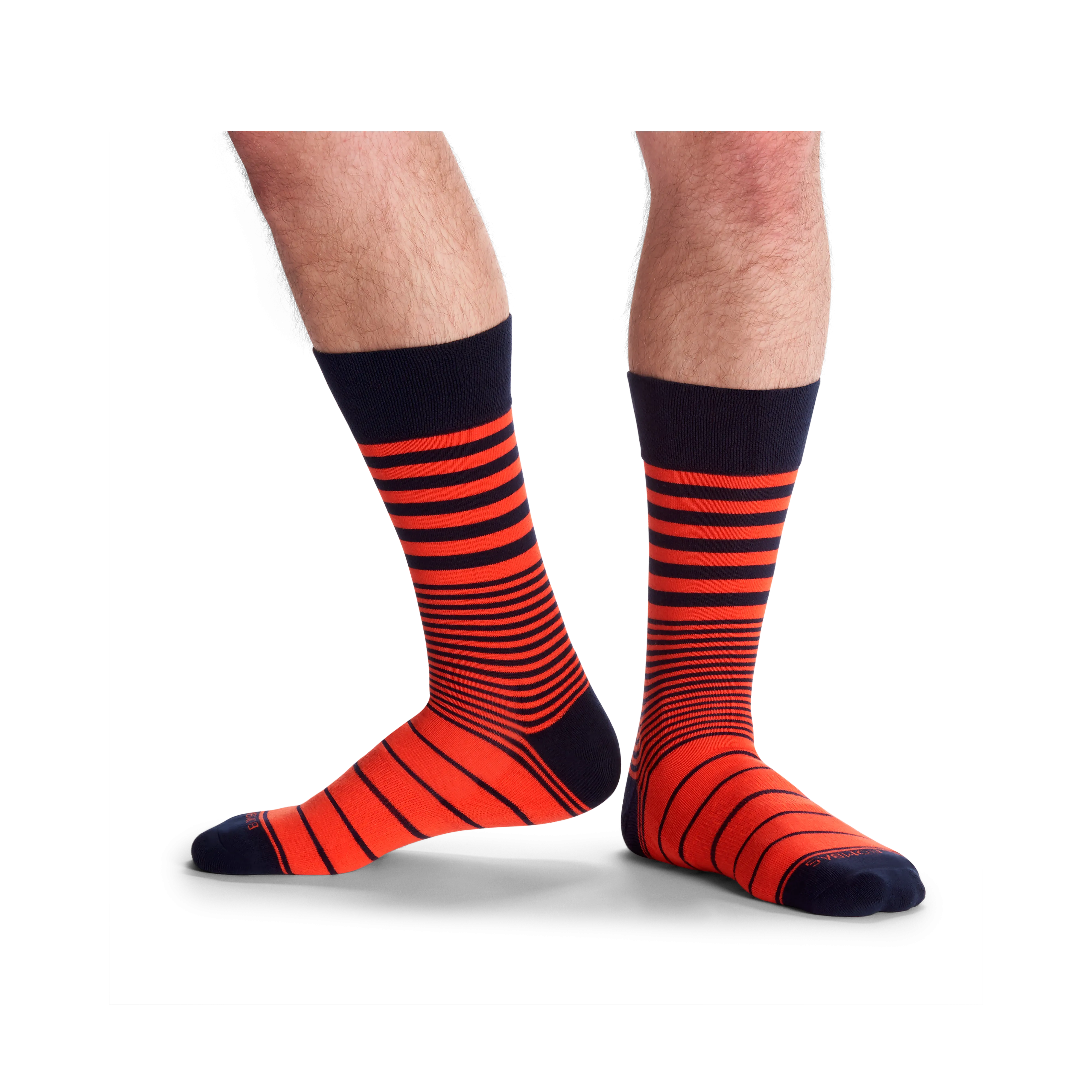 Men's Stripe Dress Calf Socks