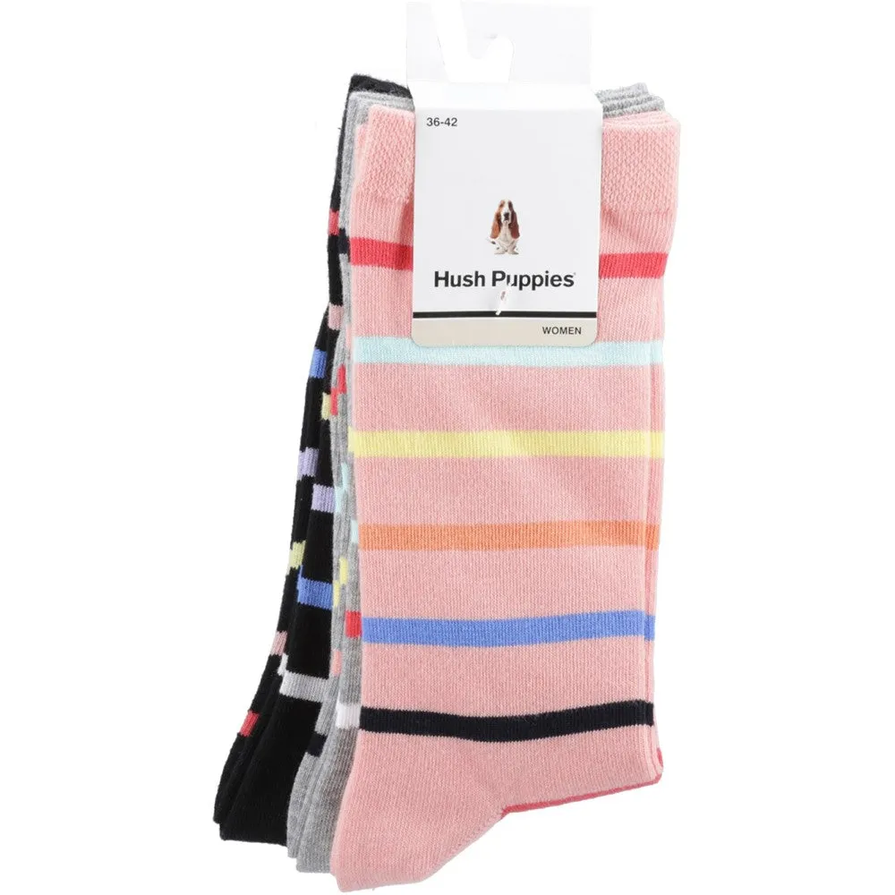 Multicoloured Pack of 3 Socks