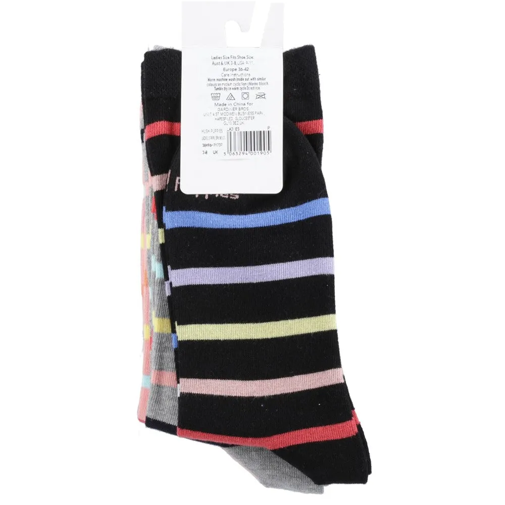 Multicoloured Pack of 3 Socks