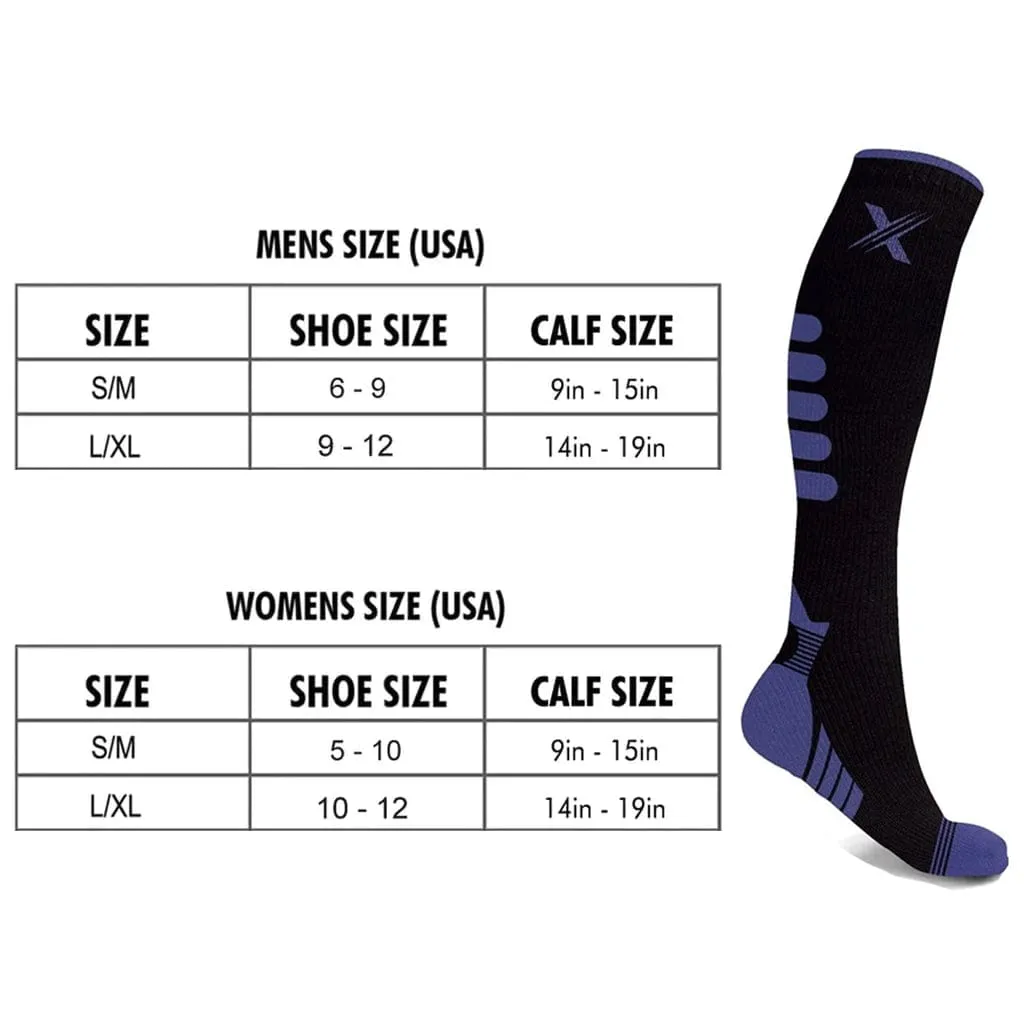 Premium Nexus Compression Socks - Pack of 6 Pairs for Optimal Comfort and Support