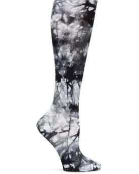 Nurse Mates Compression Sock - Grey/White Tie Dye