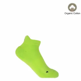 Organic Women's Trainer Sport Socks - Neon