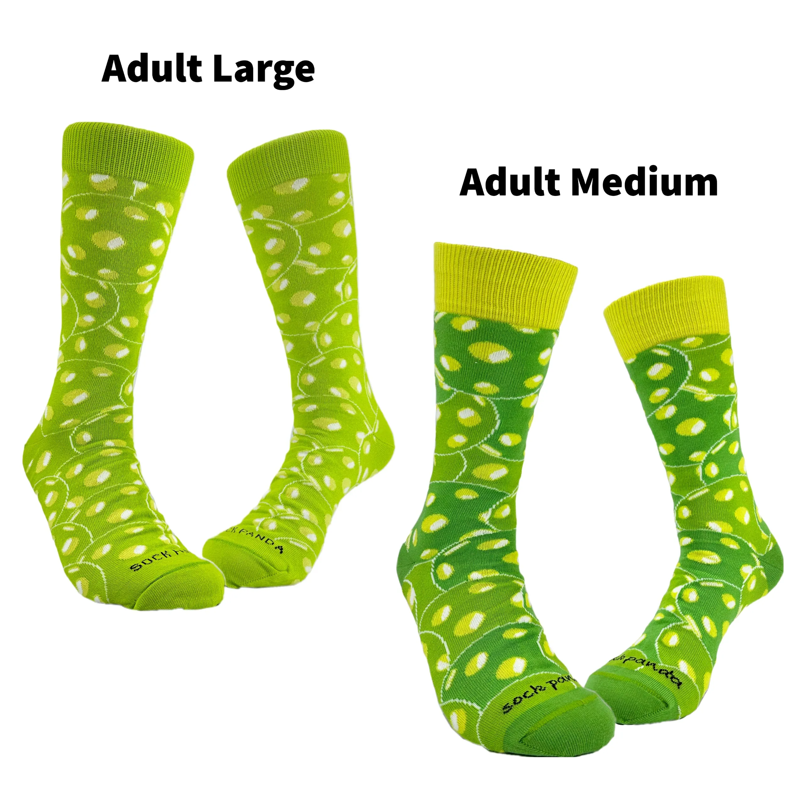 Overlapping Pickleball Pattern Socks from the Sock Panda