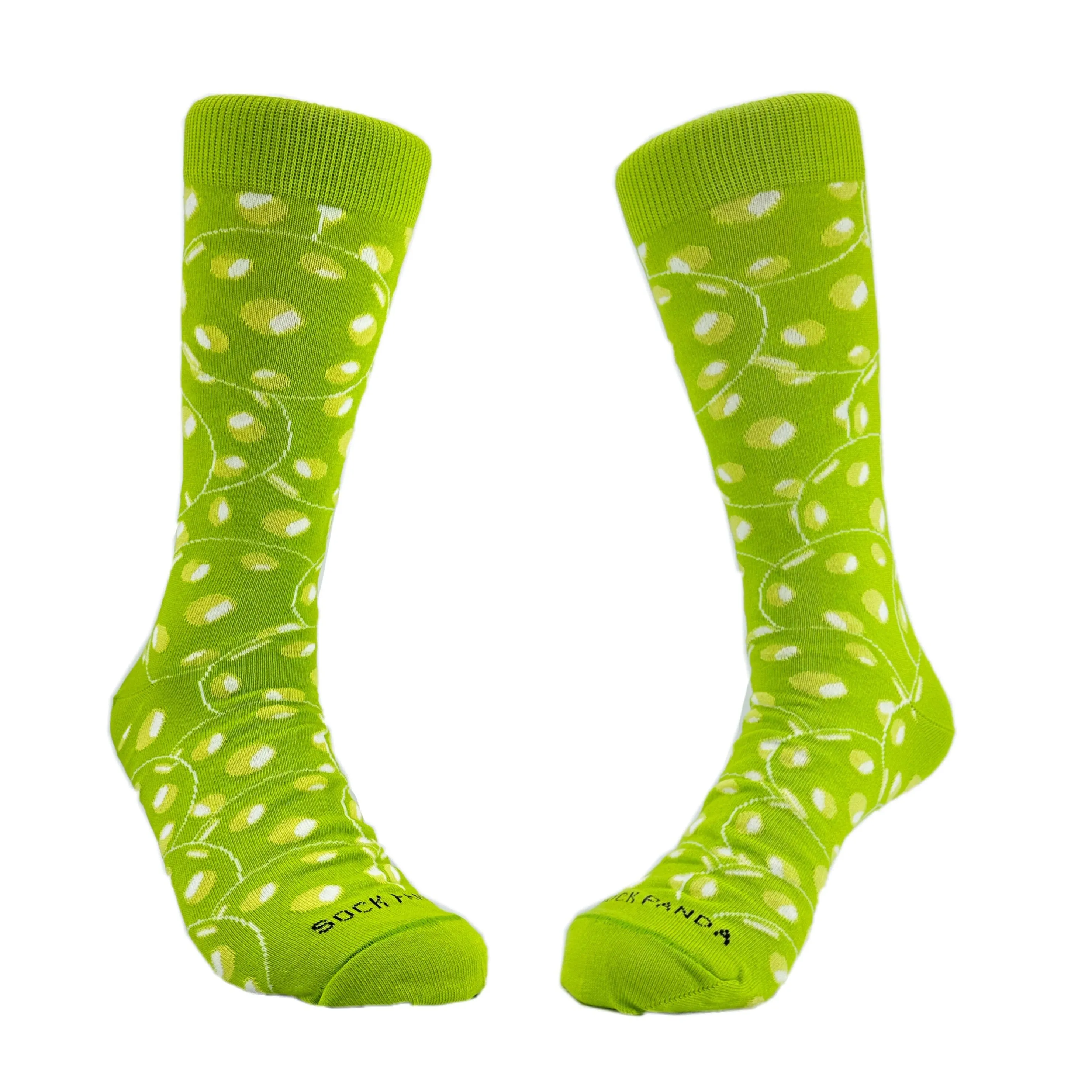 Overlapping Pickleball Pattern Socks from the Sock Panda