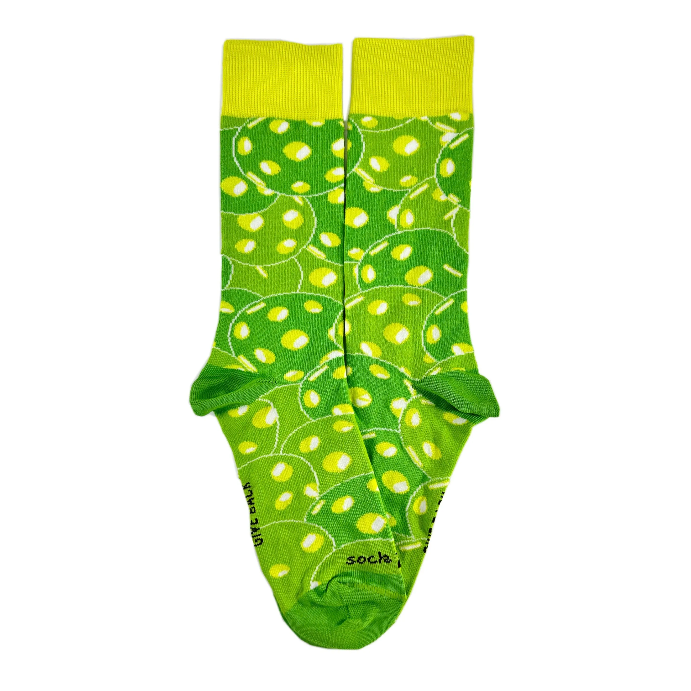 Overlapping Pickleball Pattern Socks from the Sock Panda