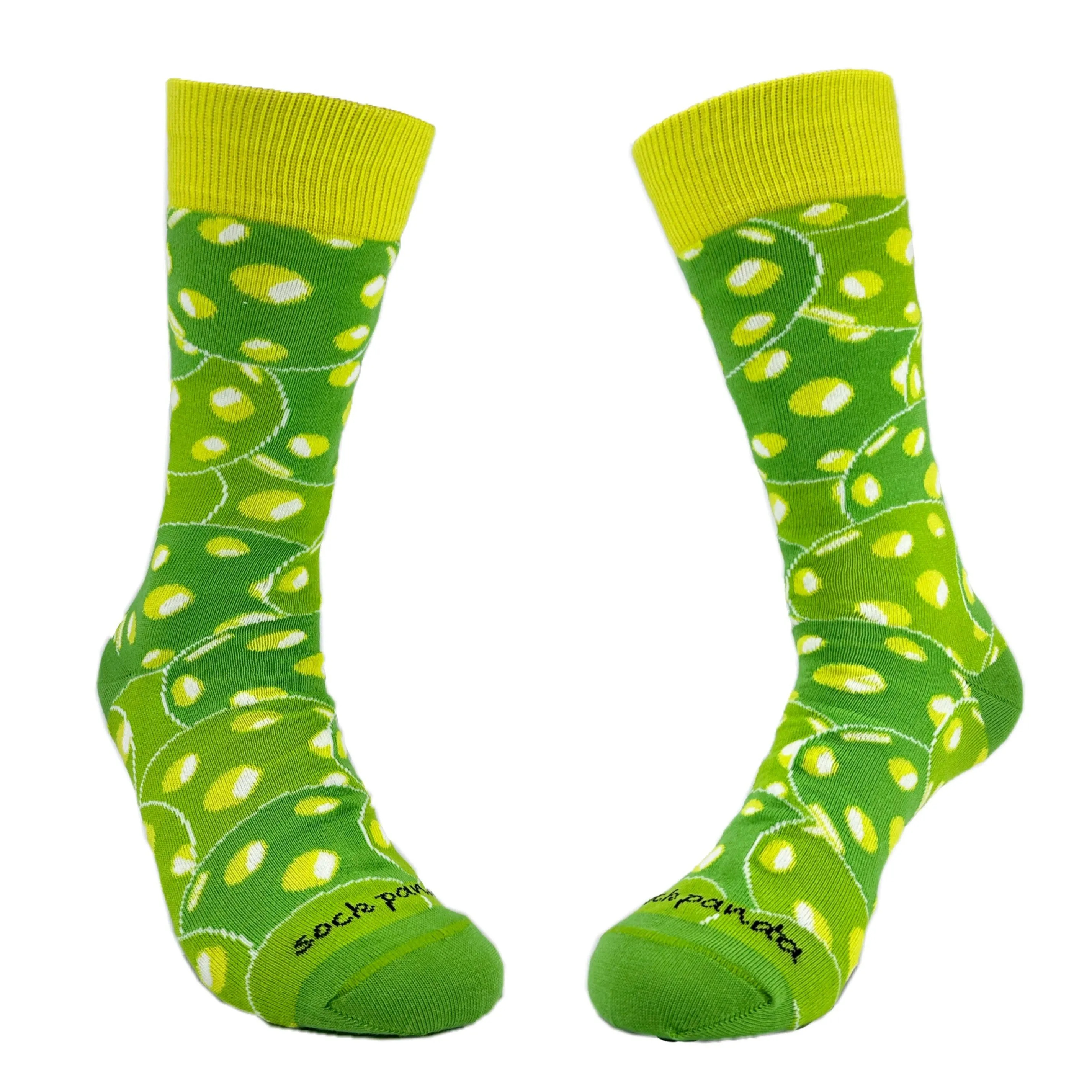 Overlapping Pickleball Pattern Socks from the Sock Panda