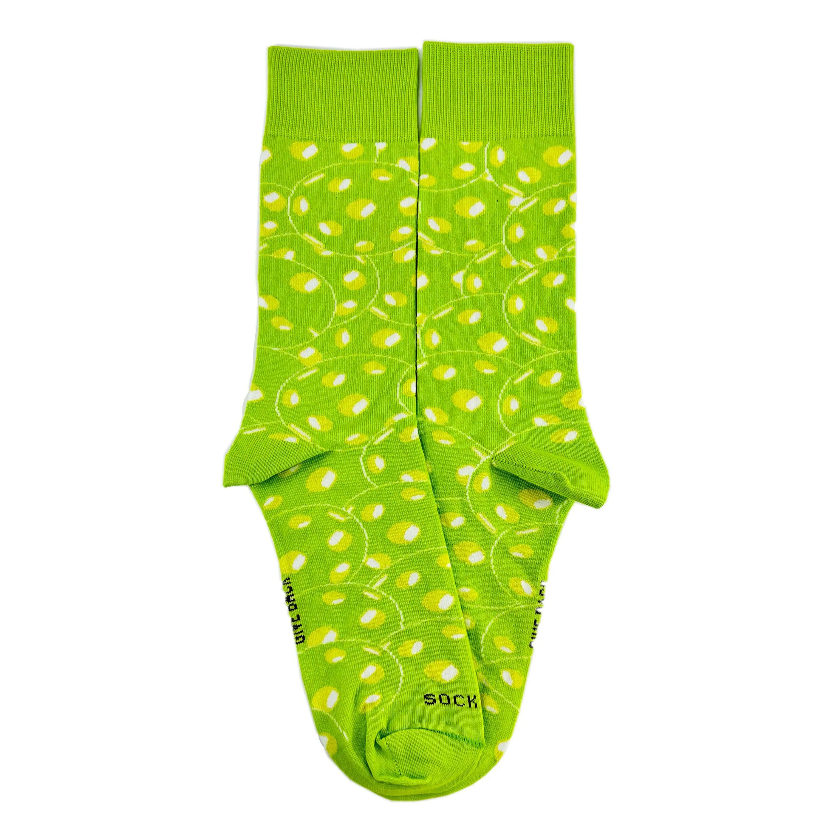 Overlapping Pickleball Pattern Socks from the Sock Panda