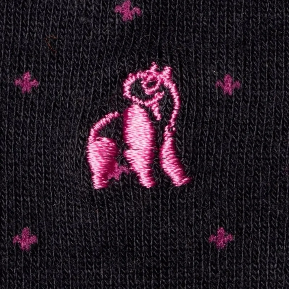 Panda Bamboo Socks - Spotted Pink