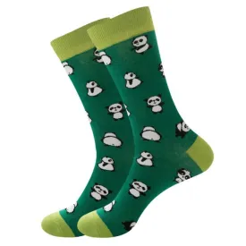 Panda Bear Pattern Socks from the Sock Panda (Adult Large - Men's Shoe Sizes 8-12)