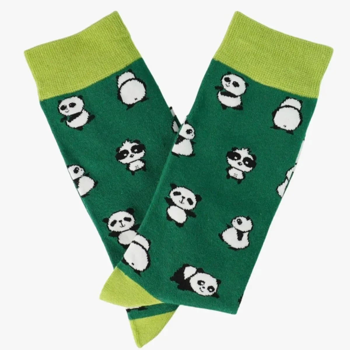 Panda Bear Pattern Socks from the Sock Panda (Adult Large - Men's Shoe Sizes 8-12)