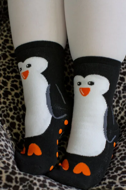 Penguin Slipper Socks