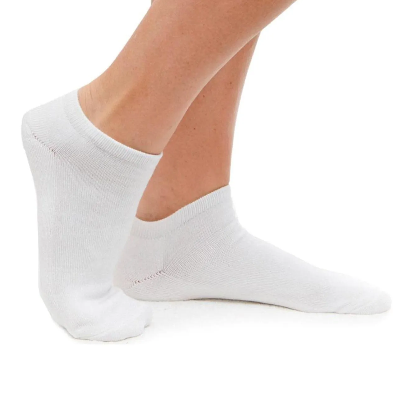 Premium Quality White Soft Cotton Ankle Socks (SO-120259)