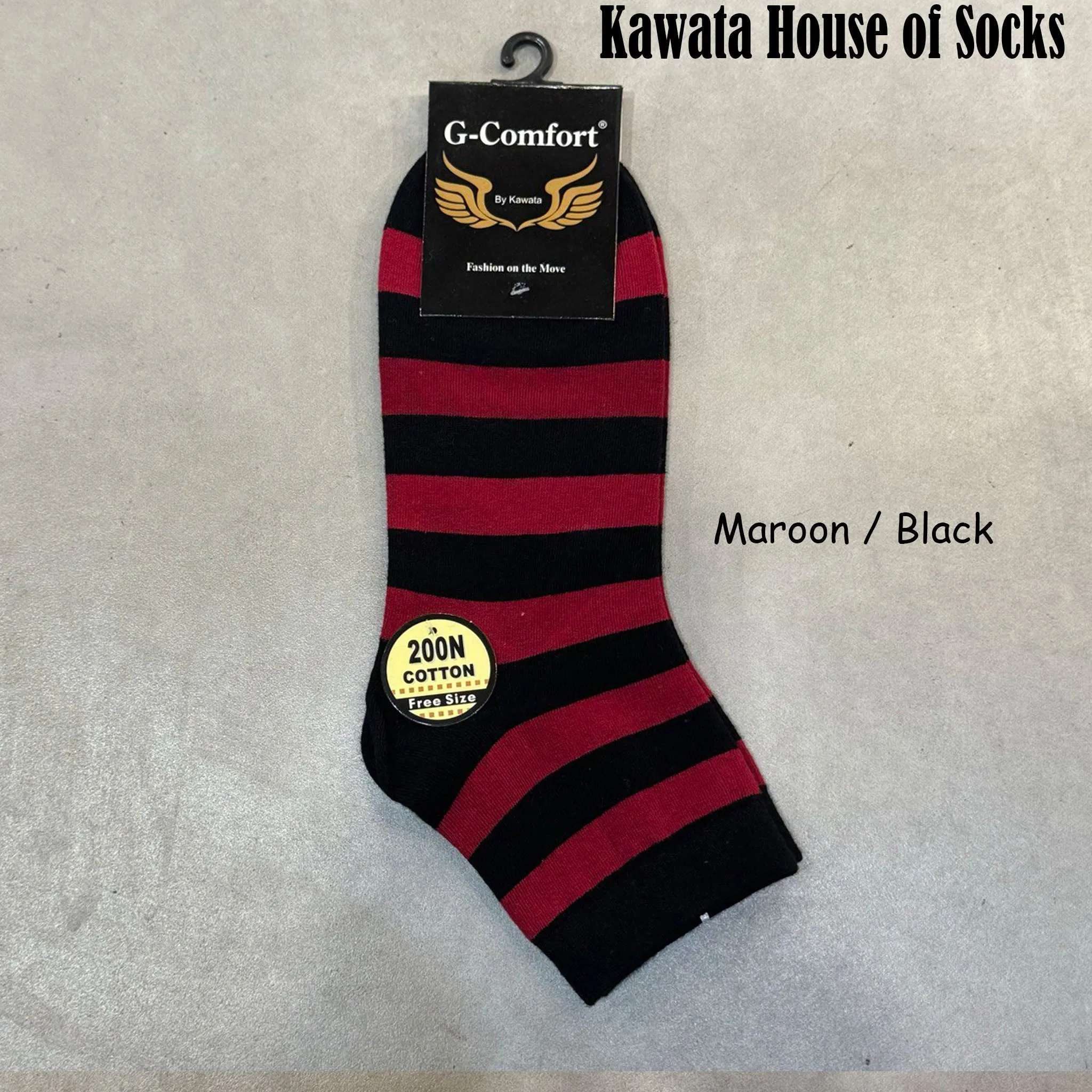 Quarter Stripes Length Socks