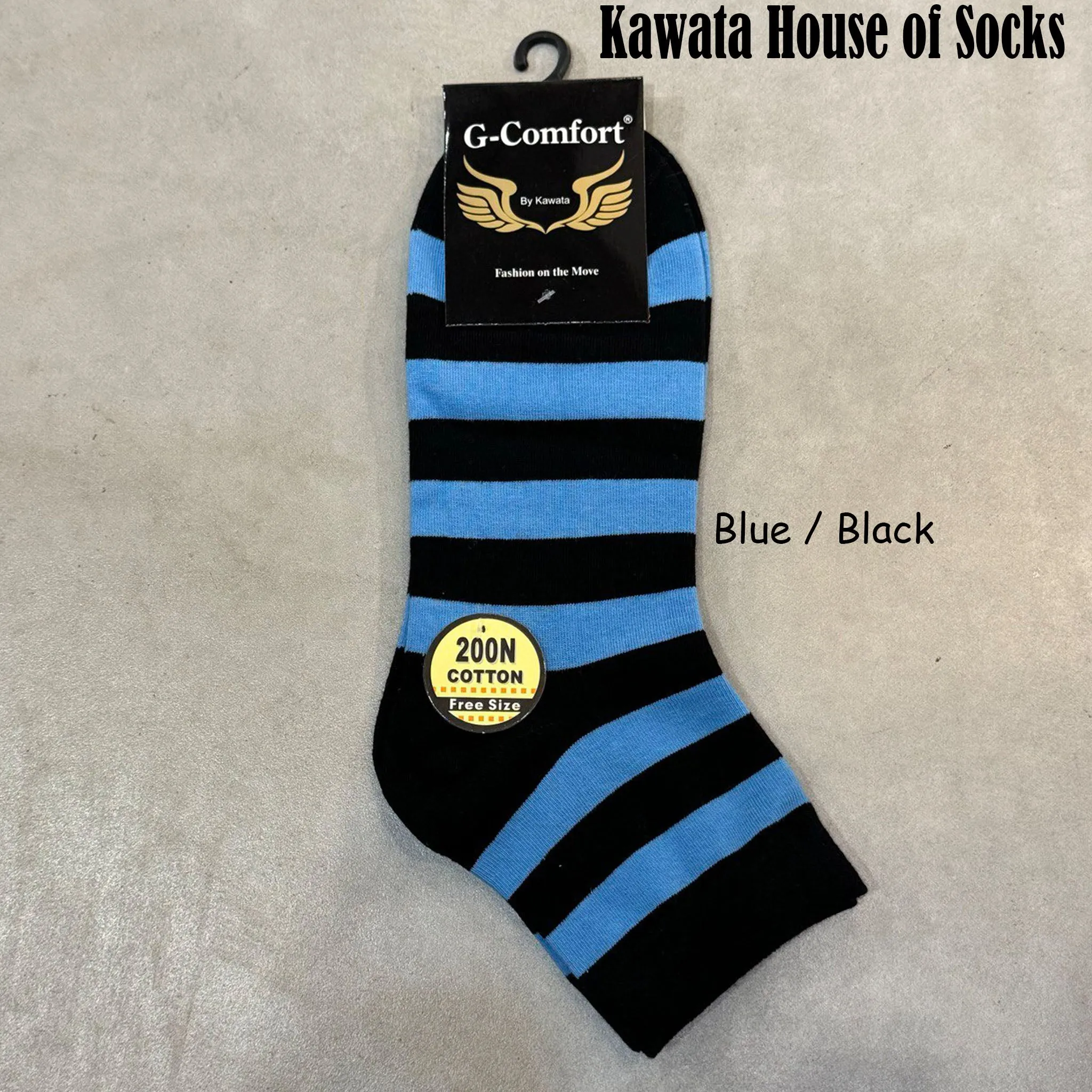 Quarter Stripes Length Socks